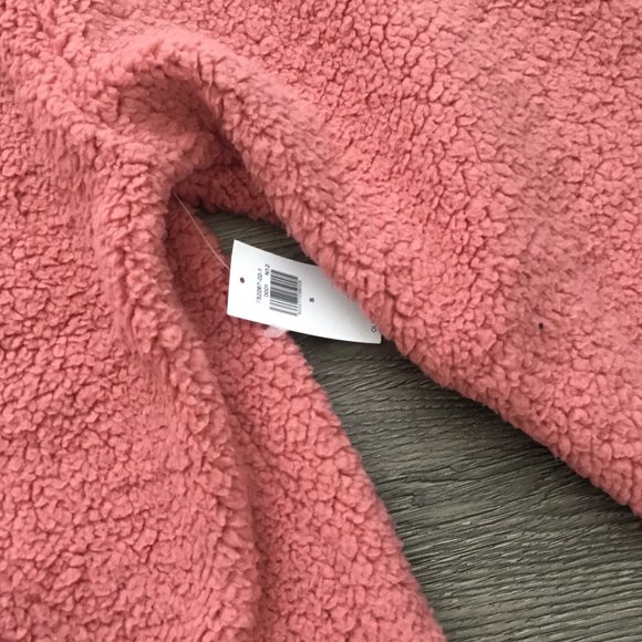Old Navy Mulberry colored Fleece Pull-Over, Size S-M - Picture 3 of 5